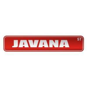   JAVANA ST  STREET SIGN NAME