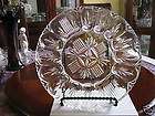 Fostoria American Crystal Clear Glass Deviled Egg Plate  