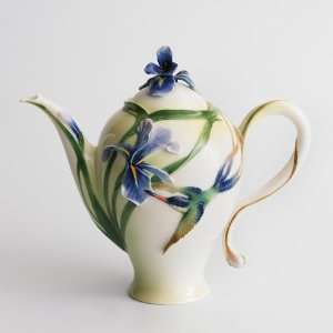   Hummingbird Porcelain Teapot See Coupon for Low Price