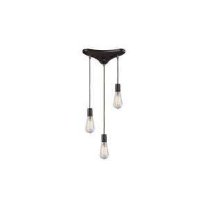   Collection 3 Light 3 Oiled Bronze Pendant 60046 3