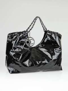 Chanel Black Vinyl Coco Cabas XL Bag  