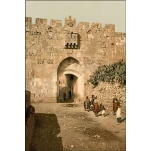  St. Stephens Gate, Jerusalem, c1900   24x36 Poster 