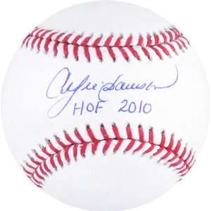 Andre Dawson Chicago Cubs Autographed Baseball with HOF Inscription