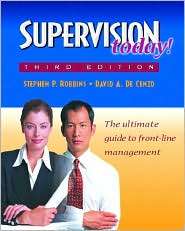 Supervision Today, (013025441X), Stephen P. Robbins, Textbooks 