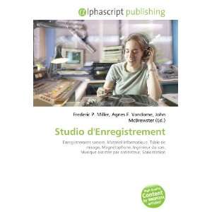  Studio dEnregistrement (French Edition) (9786133898806 