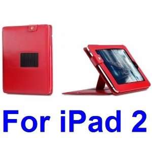  NEEWER® Red FAUX Leather Case Cover w/Stand for iPad 2 