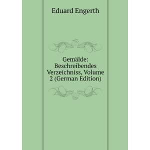  GemÃ¤lde Beschreibendes Verzeichniss, Volume 2 (German 