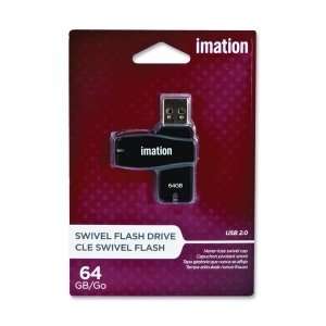 27794 USB 2.0 Flash Drive. IMATION 64GB SWIVEL FLASH DRIVE USB 2.0 USB 