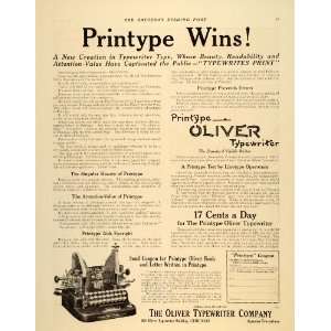  Typewriter Typist Typing Linotype   Original Print Ad