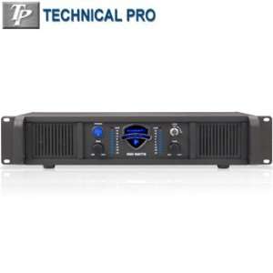  Technical Pro 1100 Watt Professional Amplifier Everything 