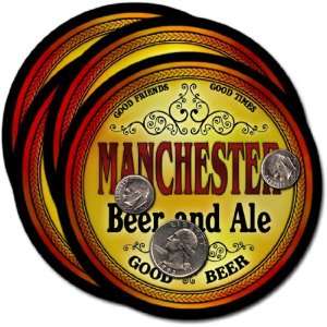  Manchester, GA Beer & Ale Coasters   4pk 