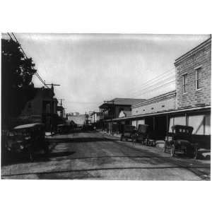  Street in Lafayette,Louisiana   1921,automobiles,buildings 