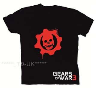 GEARS OF WAR 3 GAMERS ADULTS T SHIRTS   XBOX   CARMINE  