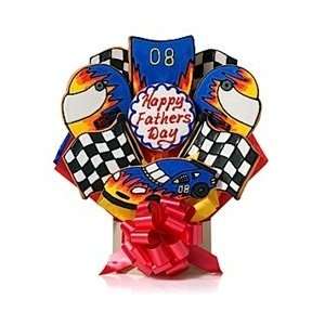 Happy Fathers Day Race Car Cookie Bouquet  Grocery 