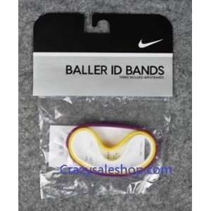  Nike baller id bands for adult Kobe (Lakers color) Purple 