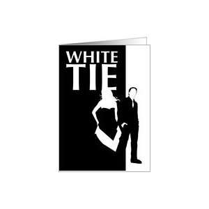  white tie affair  elegant silhouettes Card Health 