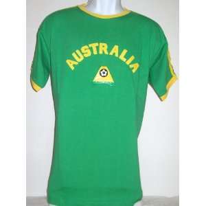    Australia Soccer Green T shirt Jersey xxl