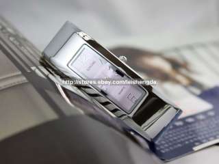 Lady Women Trendy Purple Bracelet Bangle Quartz Watch S  