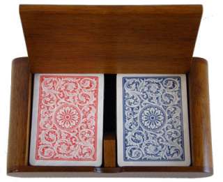 COPAG Plastic Playing Cards 1546 R/B Poker Jum Wood Box  
