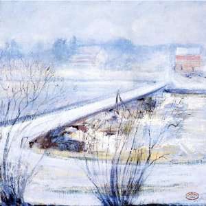     John Henry Twachtman   24 x 24 inches   Winter