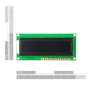 1602 LCD Module Red Characters Black Backlight HD44780  
