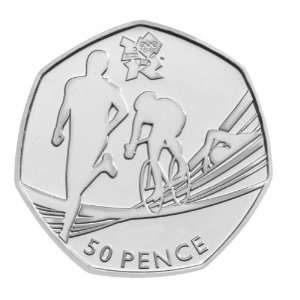  2012 Olympics Triathlon Coin 