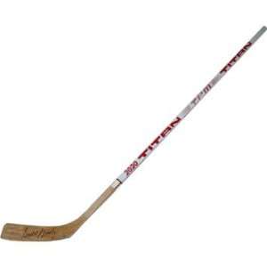 Autographed Mike Bossy Hockey Stick   Game Model 