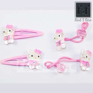 Cute 2X Kitty Pink Hairpin Accessories 1730  