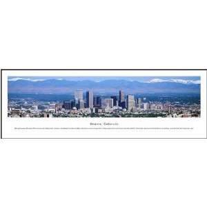 Denver, Colorado   Series 3 Panoramic View Framed Print 