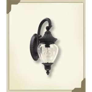  Quorum 7707 1 93 Dover Wall Lantern, Charcoal Finish