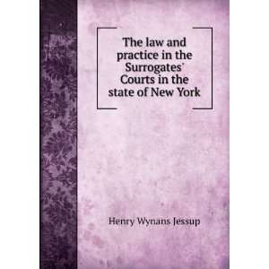    Courts in the state of New York Jessup Henry Wynans Books