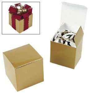  Mini Gold Gift Boxes   Party Favor & Goody Bags & Paper 