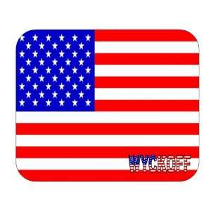  US Flag   Wyckoff, New Jersey (NJ) Mouse Pad Everything 