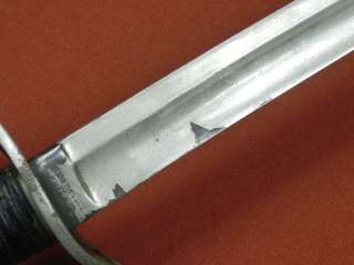 US 1862 Civil War Model 1840 P.S. JUSTICE Sword  