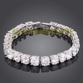 18K gold GP swarovski crystal fashion bracelet 361  