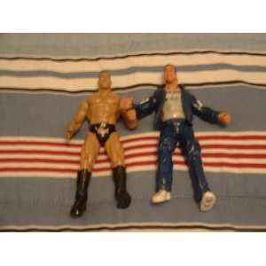 WWE The Rock and Kurt Angle Figurines Toys & Games