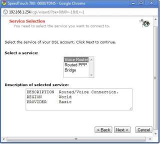 VPI/VCI choose “0.35” Connection Type choose “PPPOE” and 