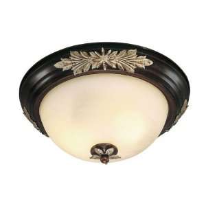 Livex Lighting 8113 40 Hand Rubbed Bronze with Antique Silver Accents 