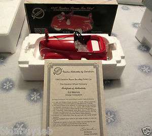 1940 GENDRON PIONEER FIRE CHIEF BANK   NUMBERED LIMITED EDITION   MIB 