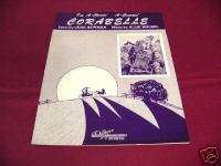 1947 CORABELLE THE KORN KOBBLERS PIANO SHEET MUSIC MINT  