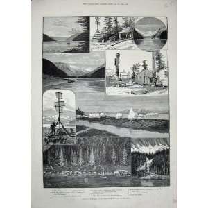  1891 Alaska Behring Sea Portland Tongass Snettisham