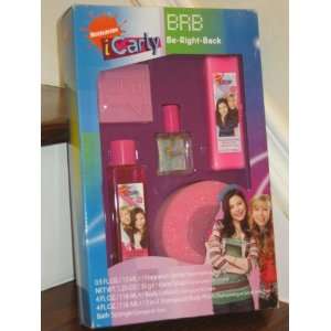 Nickelodeon iCarly BRB Be right back 5 Pc Gift Set   Fragrance Spray 