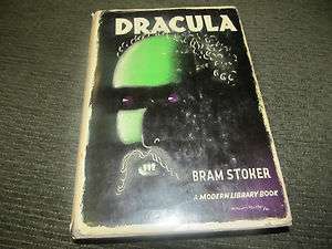 Dracula Bram Stoker Modern Library 31 1950s DJ E McKnight Kauffer 