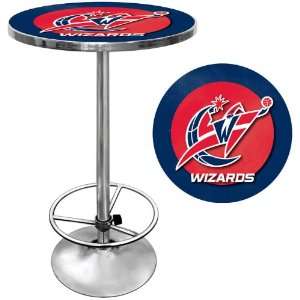 Washington Wizards NBA Chrome Pub Table   Game Room Products Pub Table 