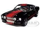 1967 SHELBY MUSTANG GT500 SUPER SNAKE BLACK W/RED 1/18 SHELBY 