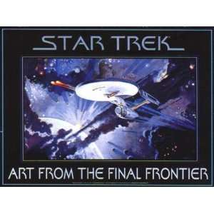 Star Trek OS Enterprise A Final Frontier Poster 18 x 24 STLithoFinal