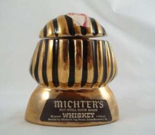 Vintage Michters Mini King Tut 1978 Whiskey Decanter 3 3/8  