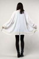 VINTAGE SEQUIN JACKET Vtg 80s Silk Bead Flapper Trophy Dress White 20s 