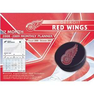  Detroit Red Wings 2008   2009 8x11 Academic Planner (Aug 
