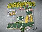 Green Bay Packers Brett Favre 1997 Super Bowl T shirt XL